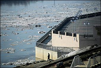 16 апреля 2021 г., Барнаул   Мощь и красота барнаульского ледохода