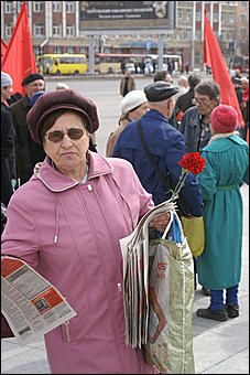 22 апреля 2009г., Барнаул   Митинг коммунистов в день рождения Ленина  