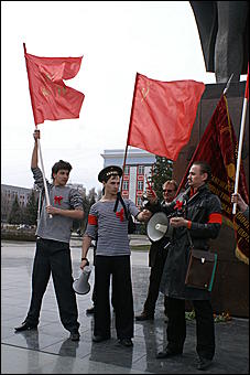 22 апреля 2009г., Барнаул   Митинг коммунистов в день рождения Ленина  