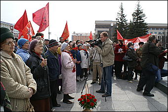 22 апреля 2009г., Барнаул   Митинг коммунистов в день рождения Ленина  