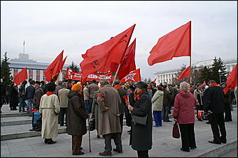 22 апреля 2009г., Барнаул   Митинг коммунистов в день рождения Ленина  