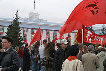 22 апреля 2009г., Барнаул   Митинг коммунистов в день рождения Ленина  