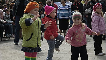 4 сентября 2010 г., Барнаул   Народные гуляния в Ленинском районе Барнаула