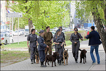 6 май 2016 г., Барнаул   Память и гордость: редакция Amic.ru раздает георгиевские ленты барнаульцам