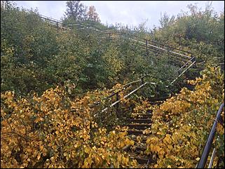 Демонтаж лестницы на ВДНХ в Барнауле   Демонтаж лестницы на ВДНХ в Барнауле