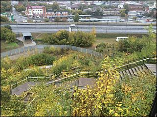 Демонтаж лестницы на ВДНХ в Барнауле   Демонтаж лестницы на ВДНХ в Барнауле