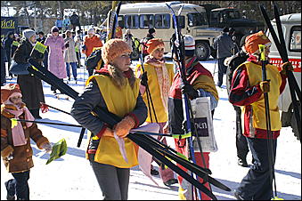8 марта 2007 г., Барнаул   "Лыжный праздник" в Барнауле, посвященный Международному женскому дню 8 марта
