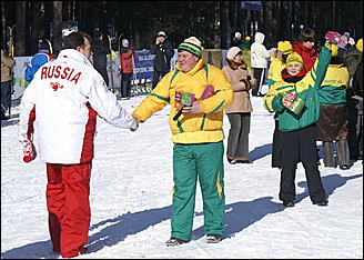 8 марта 2007 г., Барнаул   "Лыжный праздник" в Барнауле, посвященный Международному женскому дню 8 марта