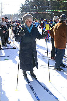 8 марта 2007 г., Барнаул   "Лыжный праздник" в Барнауле, посвященный Международному женскому дню 8 марта