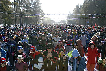 8 марта 2007 г., Барнаул   "Лыжный праздник" в Барнауле, посвященный Международному женскому дню 8 марта