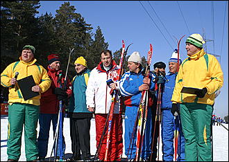 8 марта 2007 г., Барнаул   "Лыжный праздник" в Барнауле, посвященный Международному женскому дню 8 марта