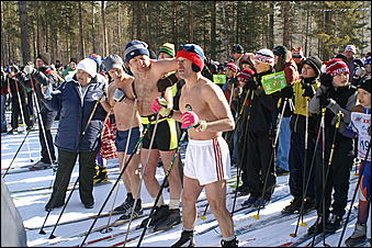 8 марта 2007 г., Барнаул   "Лыжный праздник" в Барнауле, посвященный Международному женскому дню 8 марта