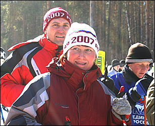 8 марта 2007 г., Барнаул   "Лыжный праздник" в Барнауле, посвященный Международному женскому дню 8 марта