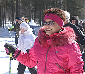 8 марта 2007 г., Барнаул   "Лыжный праздник" в Барнауле, посвященный Международному женскому дню 8 марта
