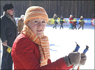8 марта 2007 г., Барнаул   "Лыжный праздник" в Барнауле, посвященный Международному женскому дню 8 марта