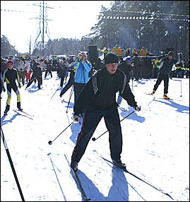 8 марта 2007 г., Барнаул   "Лыжный праздник" в Барнауле, посвященный Международному женскому дню 8 марта