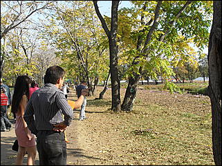 18 сентября 2011 г., Барнаул   Барнаульцы на прогулке в НИИ им. Лисавенко