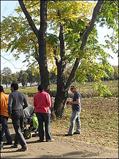 18 сентября 2011 г., Барнаул   Барнаульцы на прогулке в НИИ им. Лисавенко