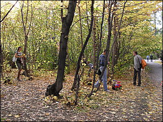 18 сентября 2011 г., Барнаул   Барнаульцы на прогулке в НИИ им. Лисавенко