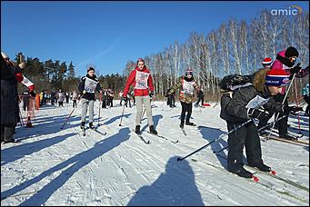 11 февраля 2018 г., Барнаул. Екатерина Смолихина   Солнце, лыжи, Барнаул: более тысячи горожан пришли на "Лыжню России"