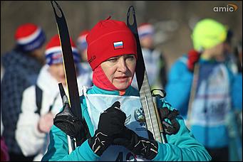 11 февраля 2018 г., Барнаул. Екатерина Смолихина   Солнце, лыжи, Барнаул: более тысячи горожан пришли на "Лыжню России"