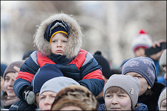 1 декабрь 2016 г., Барнаул © Амител Вячеслав Мельников   Похождения Деда Мороза из Великого Устюга в Барнауле. Фото