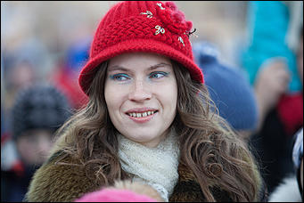 1 декабрь 2016 г., Барнаул © Амител Вячеслав Мельников   Похождения Деда Мороза из Великого Устюга в Барнауле. Фото