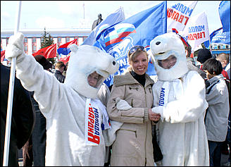 1 мая 2008 г., Барнаул   Первомай в Барнауле