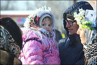 18 февраля 2018 г., Барнаул. Екатерина Смолихина   Блины, хороводы и чучела: как барнаульцы отметили Масленицу
