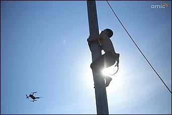 10 марта 2019 г., Барнаул. Екатерина Смолихина   Забег петухов, метание блинов и сжигание чучела: масленичные гулянья в Барнауле