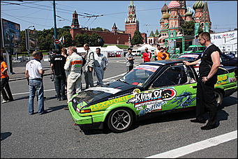 13 июля 2008 г., Москва   Формула 1 погостила в России. Шоу Moscow City Racing (фото Игоря Заботина)