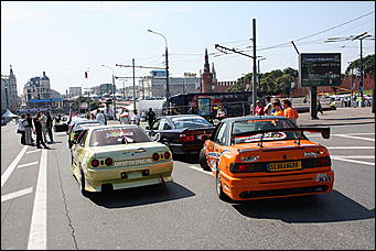 13 июля 2008 г., Москва   Формула 1 погостила в России. Шоу Moscow City Racing (фото Игоря Заботина)