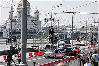 13 июля 2008 г., Москва   Формула 1 погостила в России. Шоу Moscow City Racing (фото Игоря Заботина)