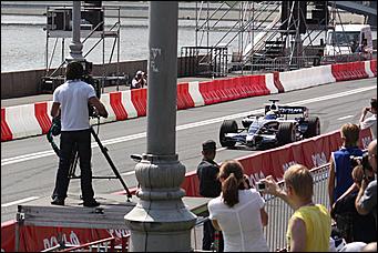 13 июля 2008 г., Москва   Формула 1 погостила в России. Шоу Moscow City Racing (фото Игоря Заботина)