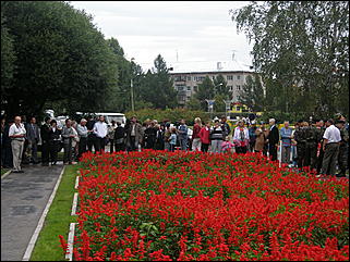 пос. Южный   Открытие мемориала Славы в поселке Южный
