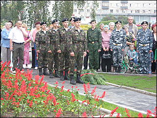 пос. Южный   Открытие мемориала Славы в поселке Южный