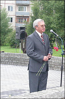 пос. Южный   Открытие мемориала Славы в поселке Южный