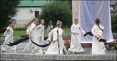 пос. Южный   Открытие мемориала Славы в поселке Южный