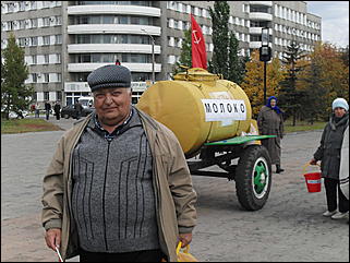 24 сентября 2009 г., Барнаул   "Молочный" митинг в Барнауле
