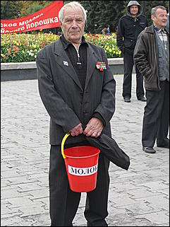 24 сентября 2009 г., Барнаул   "Молочный" митинг в Барнауле