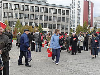 24 сентября 2009 г., Барнаул   "Молочный" митинг в Барнауле