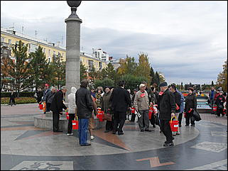 24 сентября 2009 г., Барнаул   "Молочный" митинг в Барнауле
