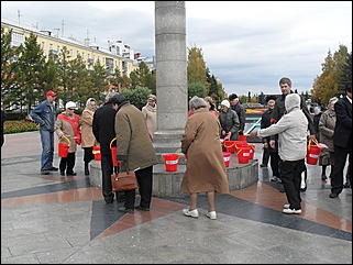 24 сентября 2009 г., Барнаул   "Молочный" митинг в Барнауле