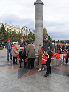 24 сентября 2009 г., Барнаул   "Молочный" митинг в Барнауле