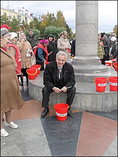 24 сентября 2009 г., Барнаул   "Молочный" митинг в Барнауле