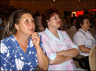 24 июля 2007 г., Барнаул   Встреча председателя Совета Федерации РФ Сергея Миронова с жителями Алтайского края