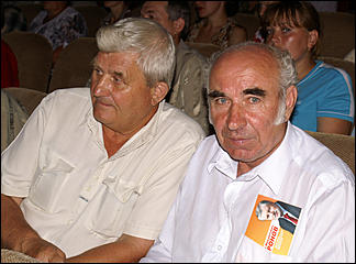 24 июля 2007 г., Барнаул   Встреча председателя Совета Федерации РФ Сергея Миронова с жителями Алтайского края