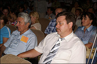 24 июля 2007 г., Барнаул   Встреча председателя Совета Федерации РФ Сергея Миронова с жителями Алтайского края