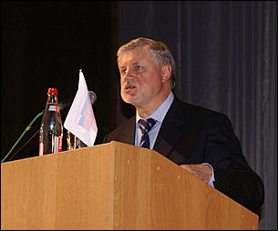 24 июля 2007 г., Барнаул   Встреча председателя Совета Федерации РФ Сергея Миронова с жителями Алтайского края