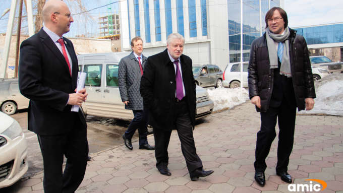 23 март 2016 г., Барнаул &copy; Амител Вячеслав Мельников   Сергей Миронов в Барнауле. Фоторепортаж